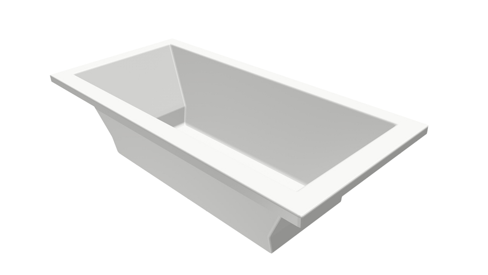 Xenz Society ligbad 190x90x50cm wit