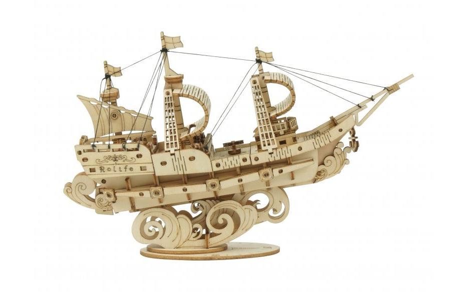 Bausatz SegelschiffSegelschiff 3D Puzzle aus Holz