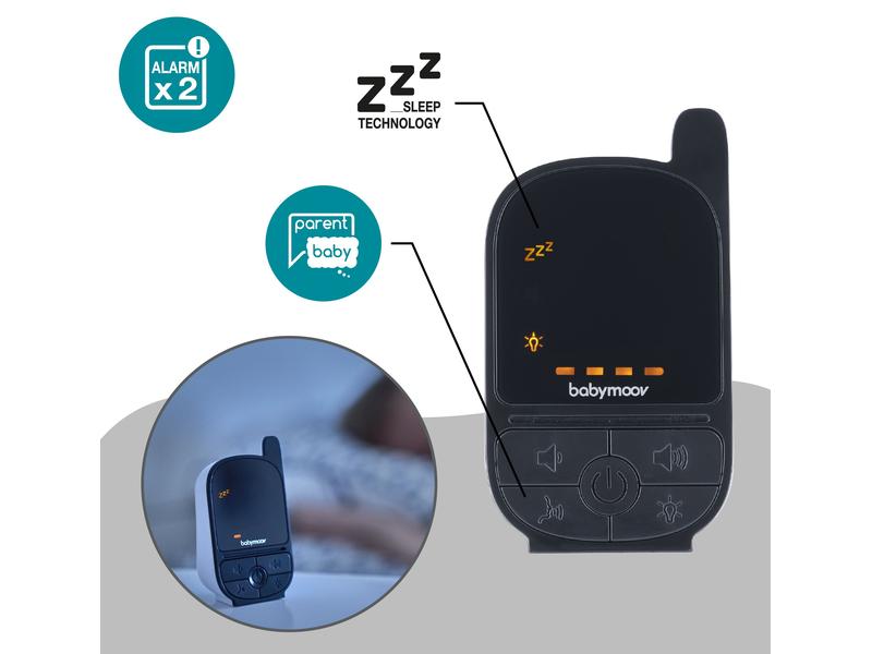Babymoov Babyphone Handy Care Audio-Babyphone mit einfacher Bedienung