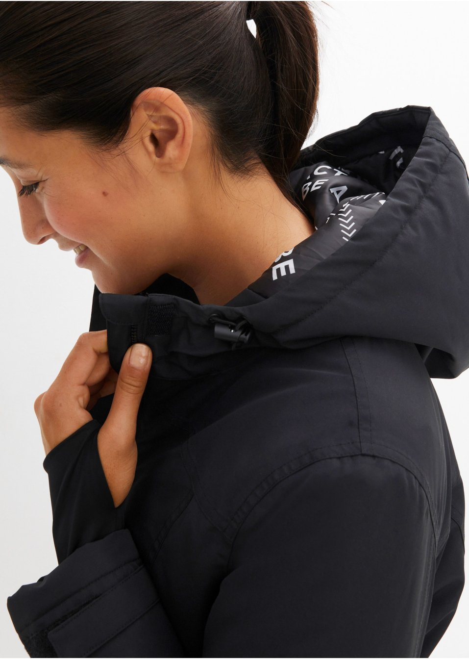 Parka fonctionnelle imperméable, ampleur réglable