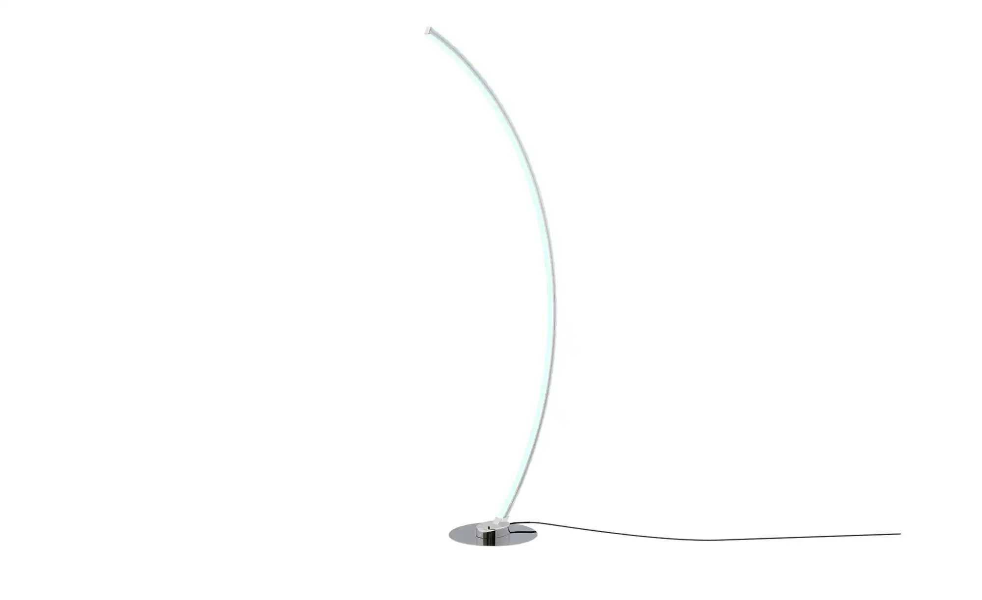 KHG LED-Stehleuchte, chrom mit Farbwechsler