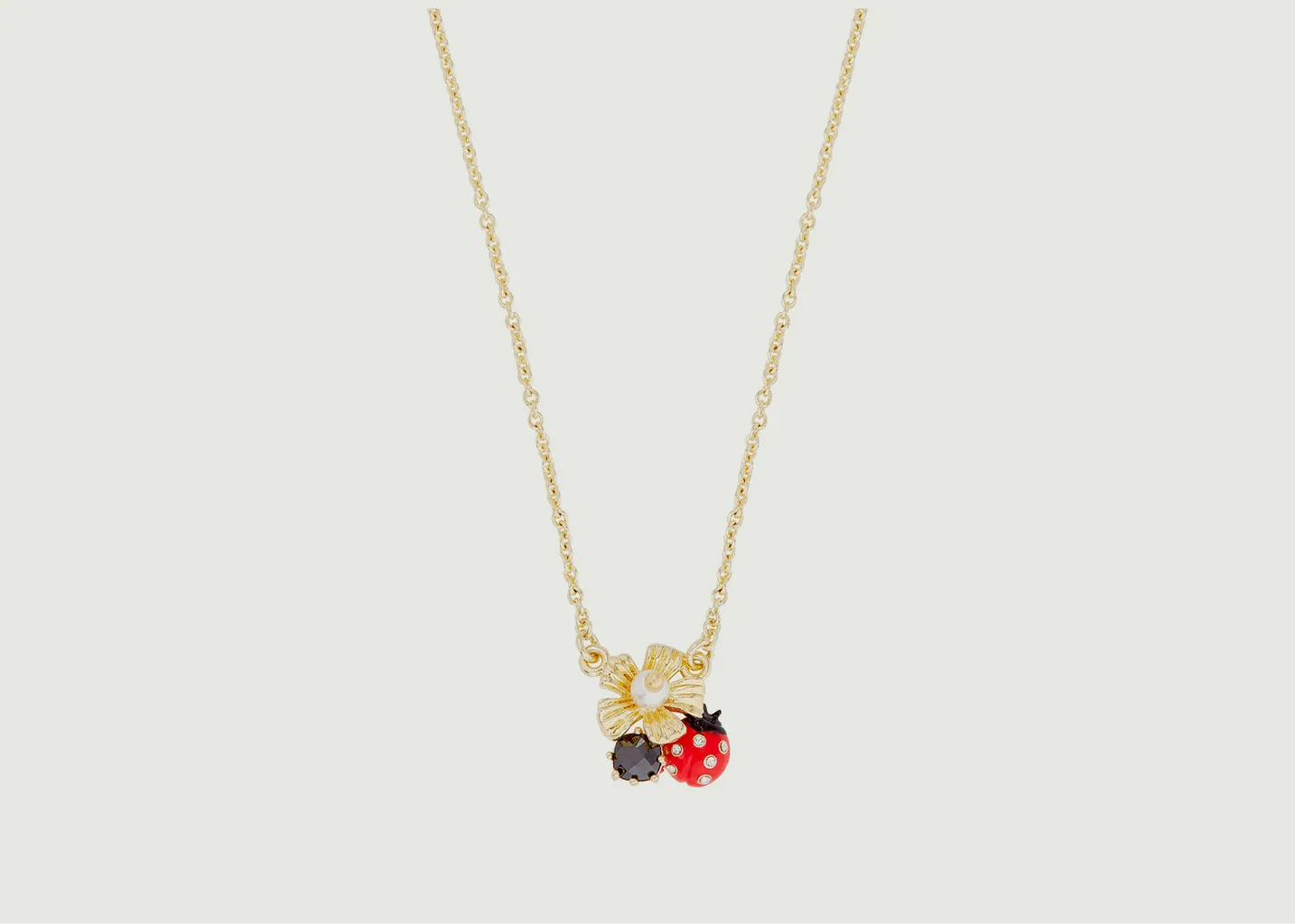 Collier pendentif coccinelle Les Néréides