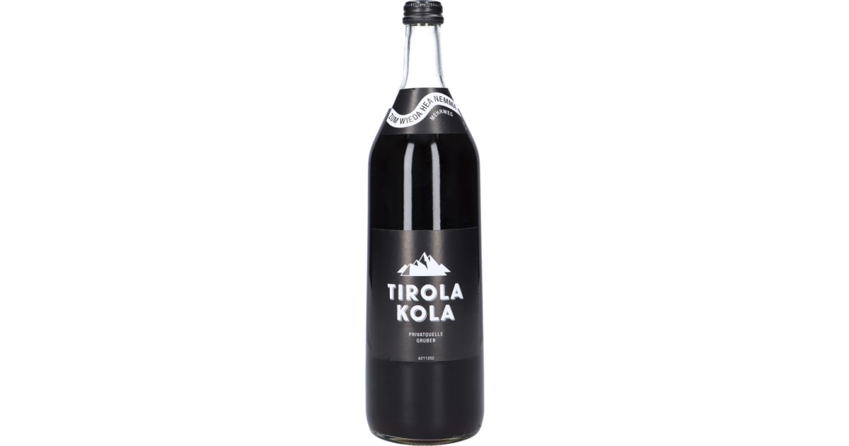 Privatquelle Gruber Tirola Kola 1,0 Liter (Mehrweg)