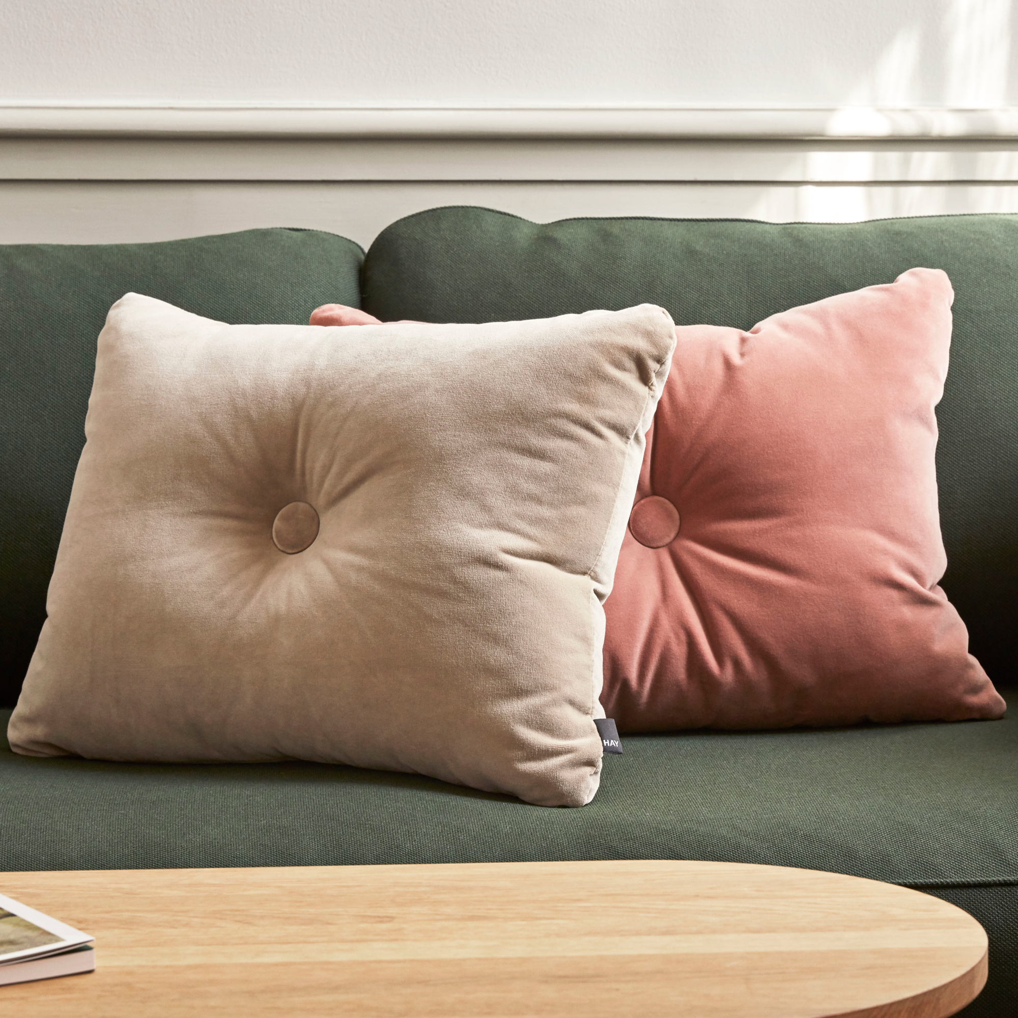 Sierkussen Dot soft 1 60x45 cm rose