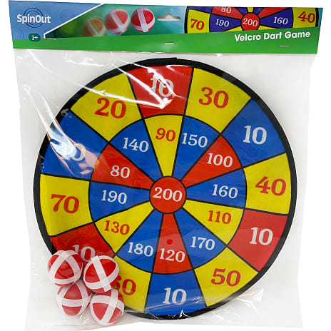 SpinOut Dartspil i velcro