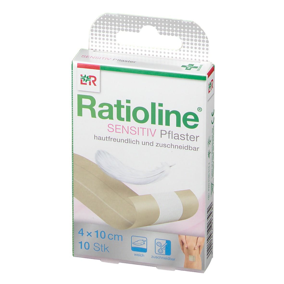 Ratioline® sensitive Wundschnellverband 4 cm x 10 cm