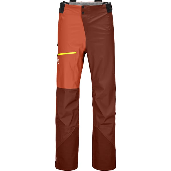 Pantalon ski de randonnée ORTOVOX 3L ORTLER PANTS M CLAY ORANGE