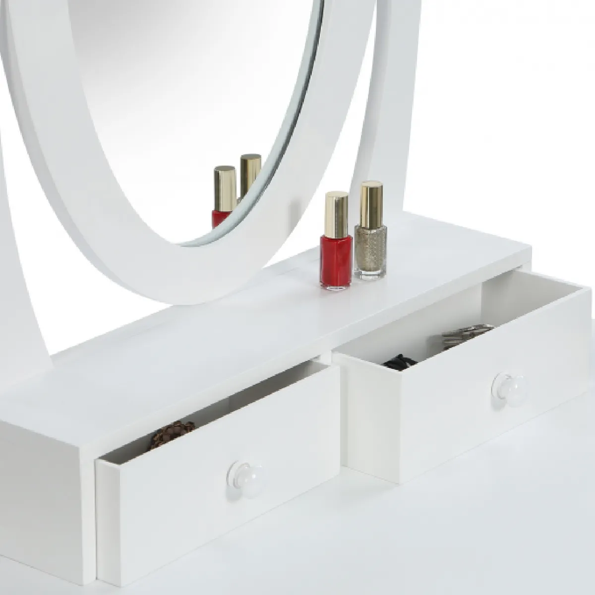 Idmarket Market Coiffeuse BETTY Miroir