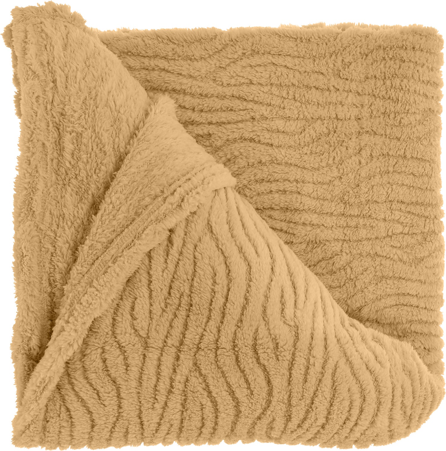 Unique Living plaid Clio beige 150 x 200 cm
