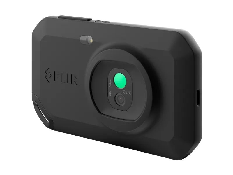 FLIR C3-X - Termisk og visuelt lyskamerakombo - kompakt - 0.012 MP - Wi-Fi - sort