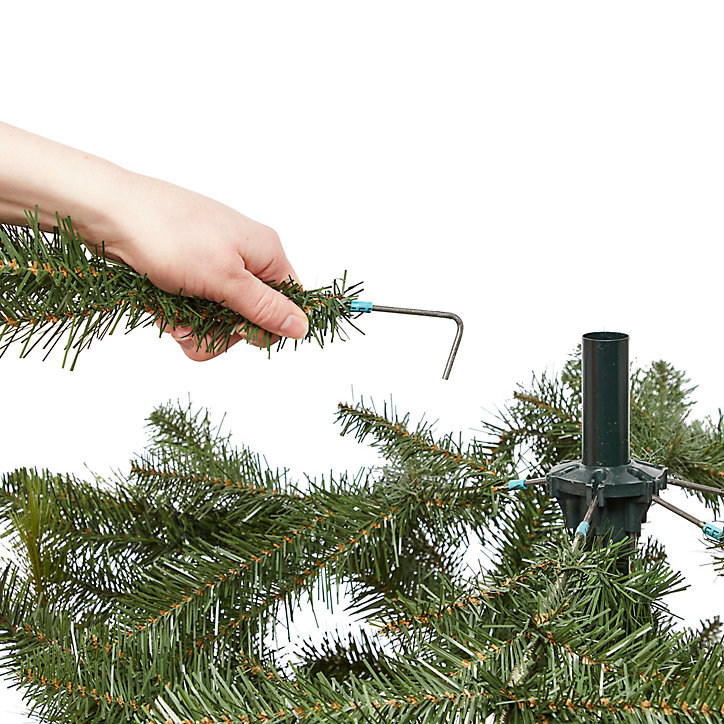 Sapin artificiel Ø.112 x H.228 cm support inclus