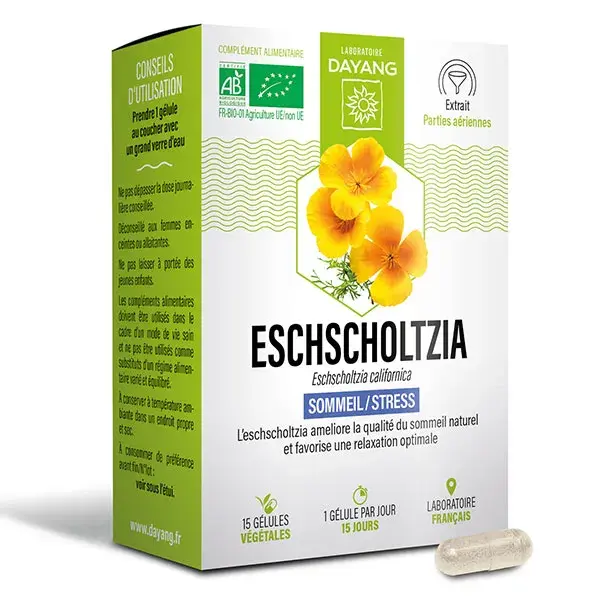 Dayang Eschscholtzia Sleep Sphere 15 cápsulas