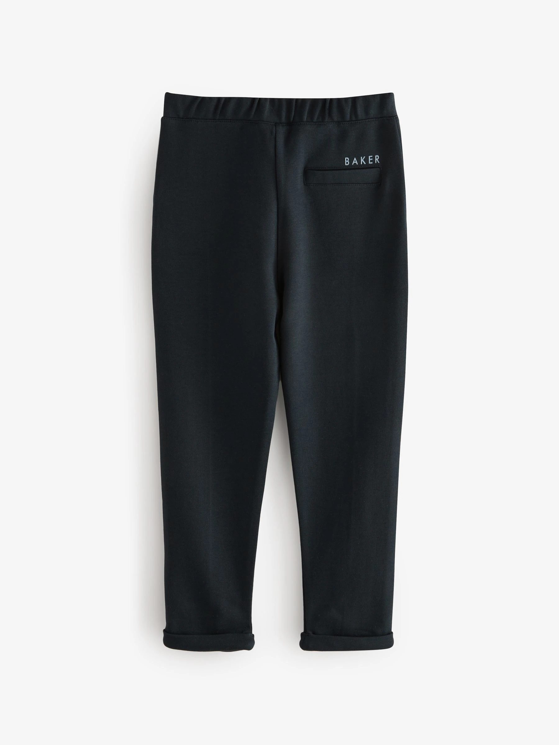 Blauw - Baker by Ted Baker set van 100% katoenen poloshirt en broek met textuur