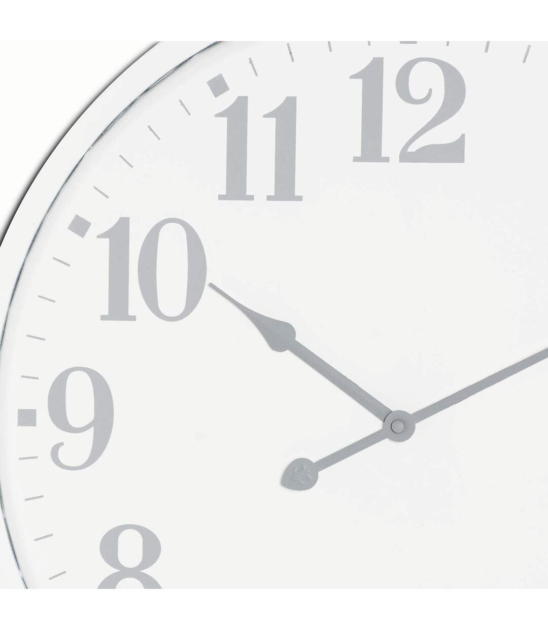 Hill Interiors - Horloge murale AUBREY (Blanc) (49 cm x 4 cm x 49 cm) - UTHI4512