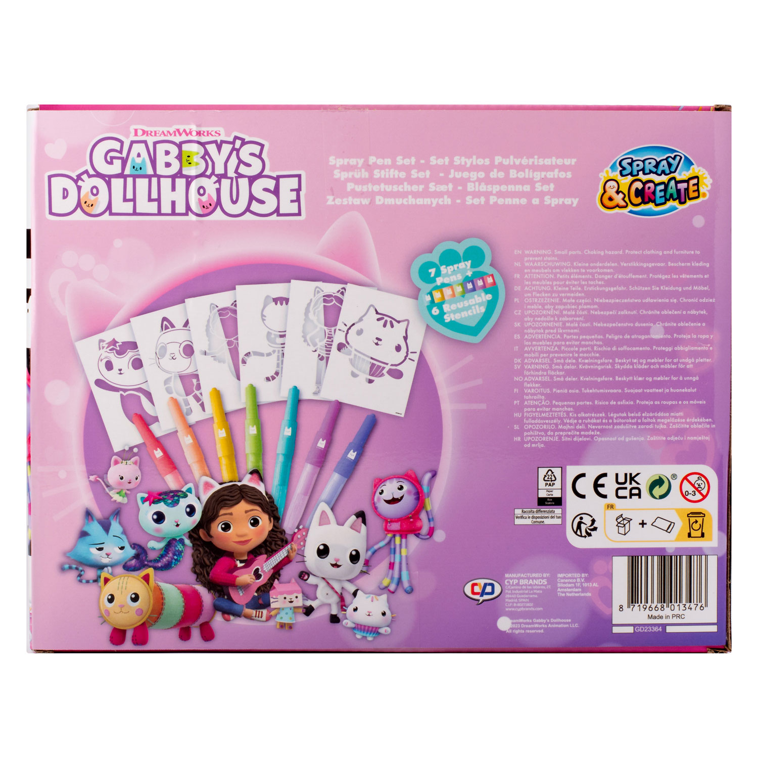 Gabby's Poppenhuis Blaaspennen Set