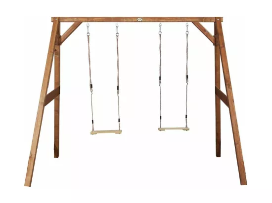 Portique en bois balançoire double Swing Double