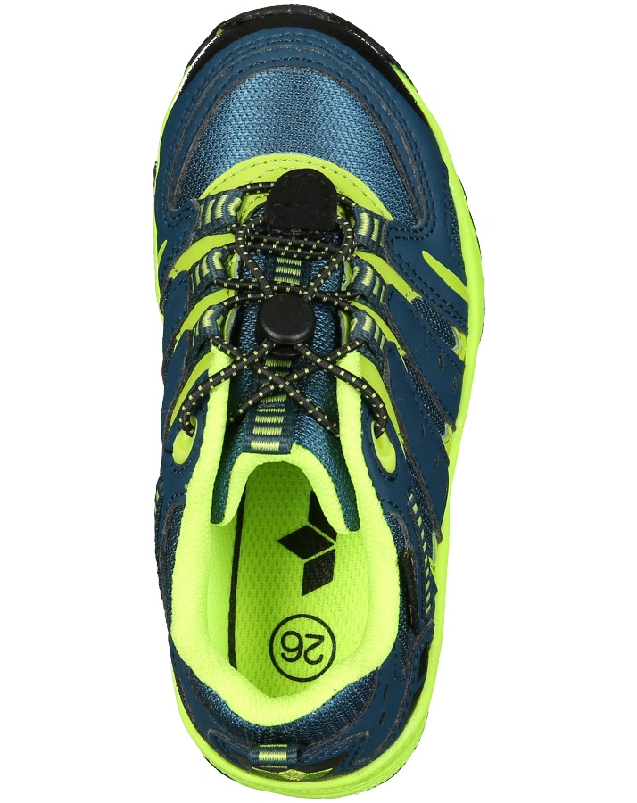 Trekkingschuhe FREMONT mit Schnellschnürsystem in petrol/lemon