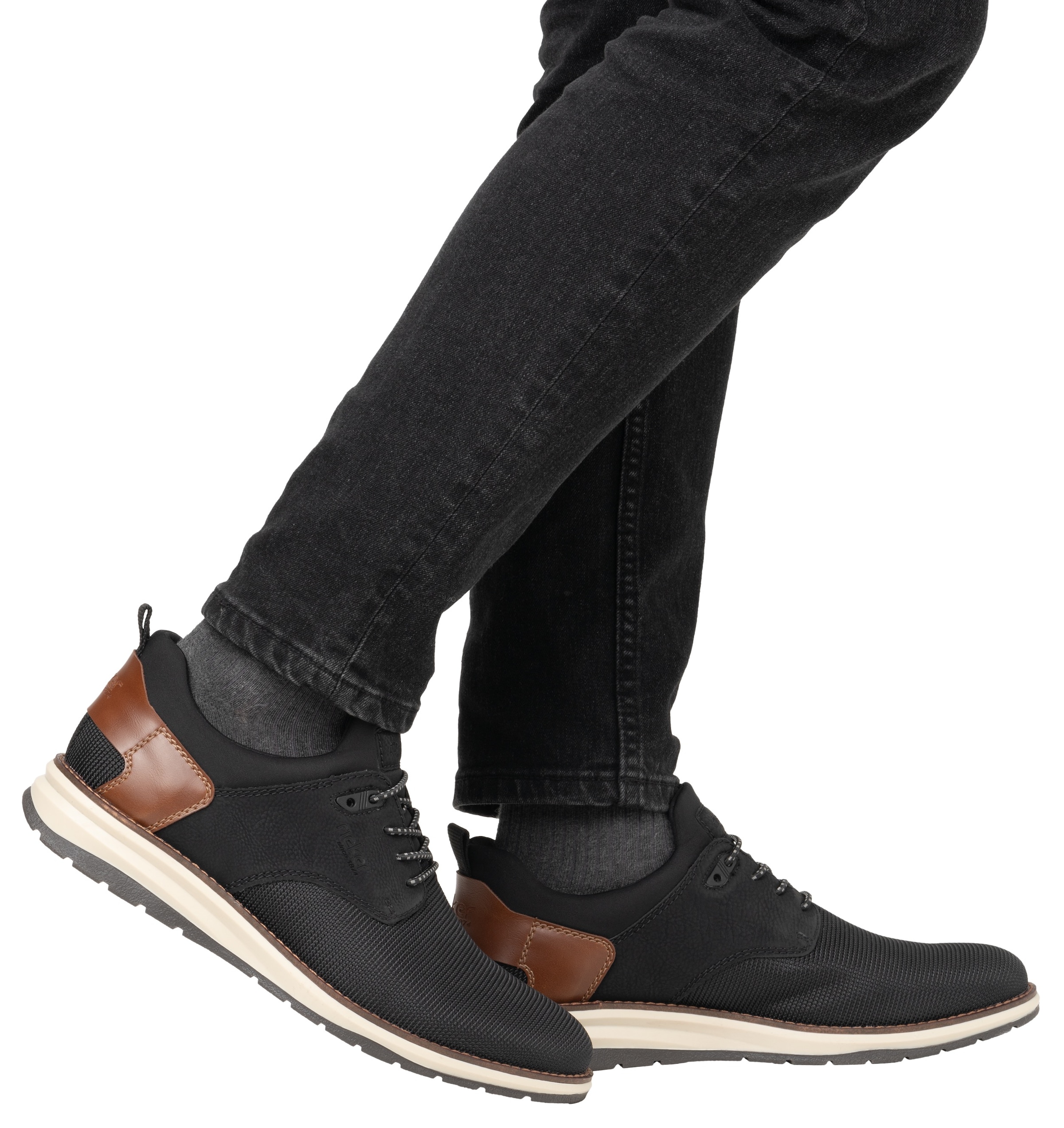 Rieker Slip-On Sneaker  , Halbschuh, Freizeitschuh, Schlupfschuh mit Gummizug