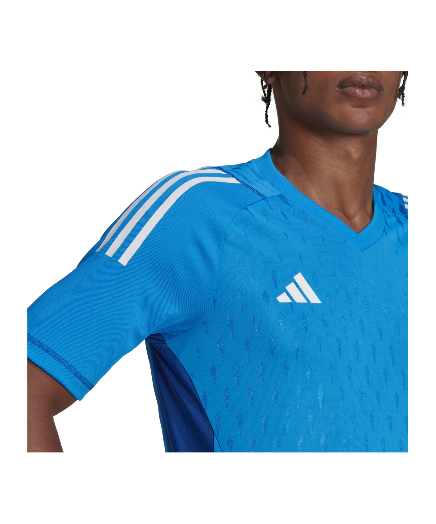 adidas Tiro 23 Pro Torwarttrikot Kurzarm Blau