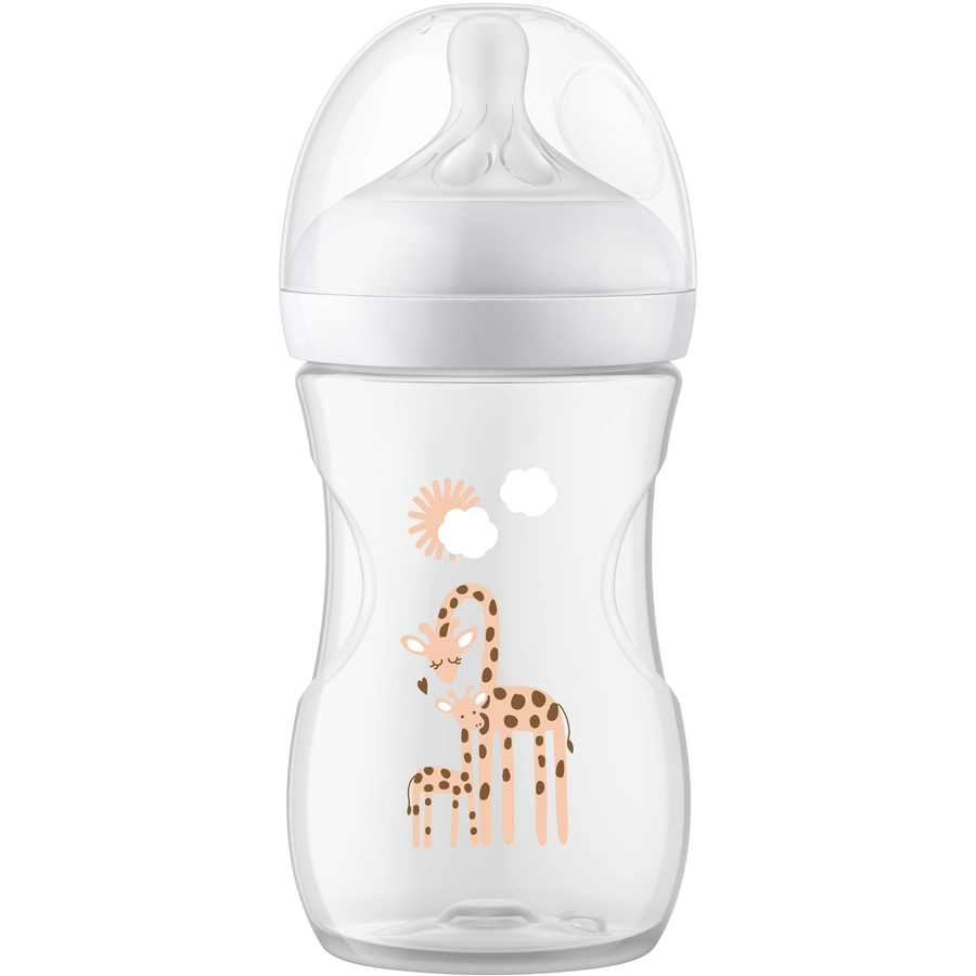 Philips Avent Babyflasche SCY90366 Natural Response Neutral Giraffen 260ml