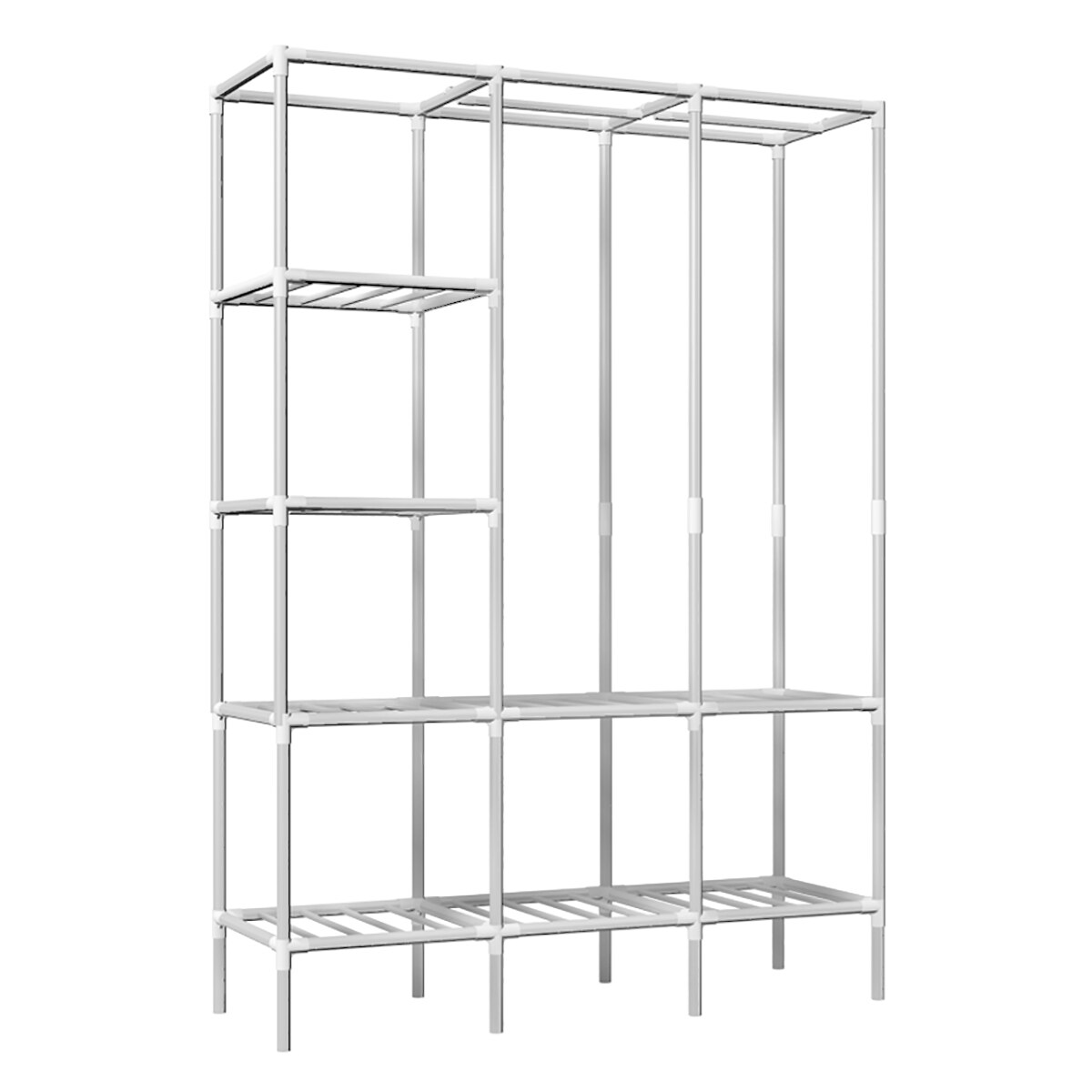 Großes XXL Schrankregal offener Kleiderschrank DIY-Regal begehbar Faltschrank