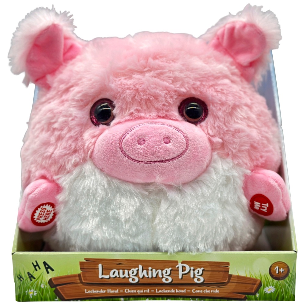 Lachendes Schweinchen Plüschtier