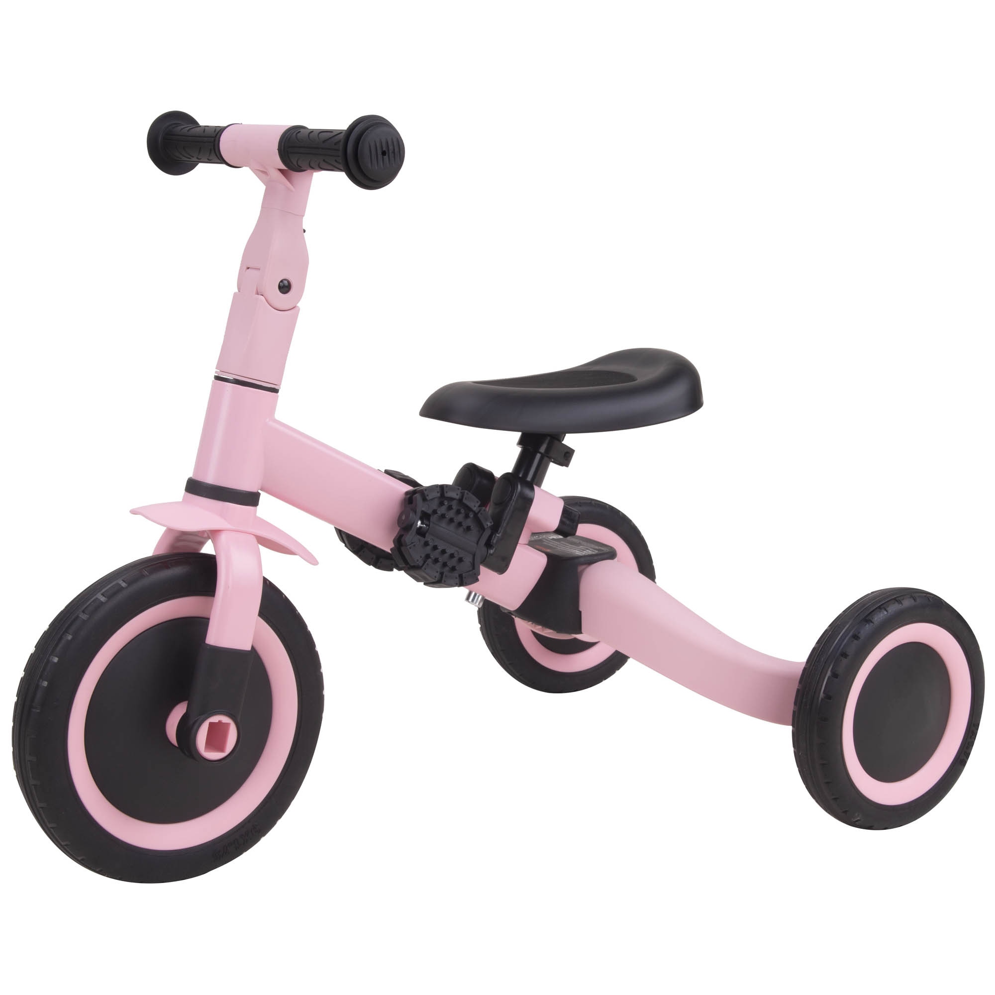 Topmark Kaya 4-in-1 driewieler - loopfiets roze