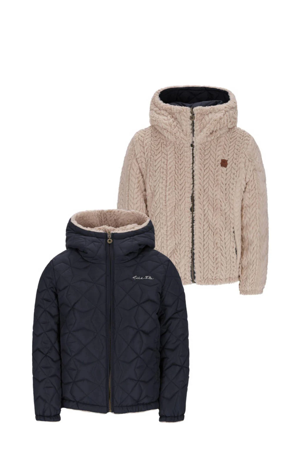 Like Flo reversible jas donkerblauw