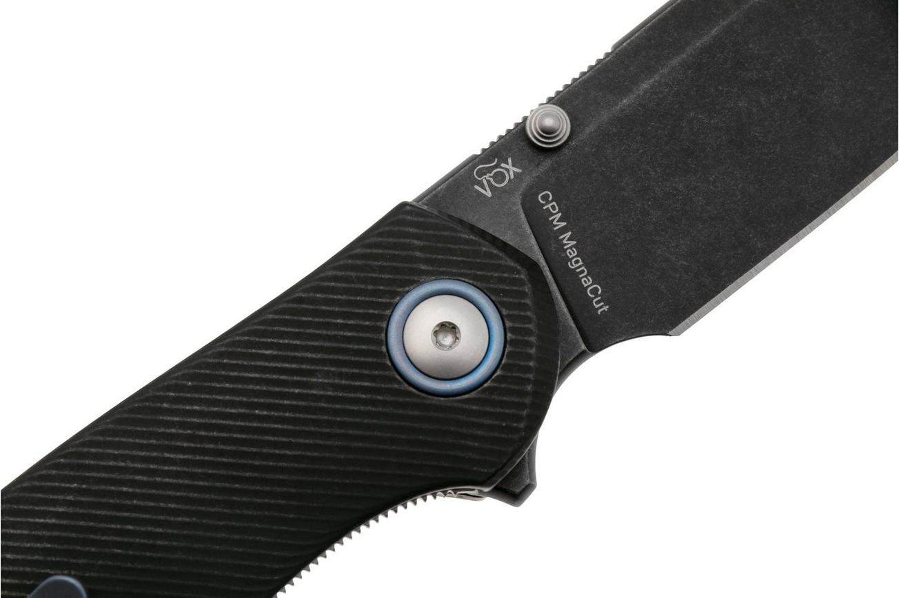 Viper Vale V6007DTBL Blackwashed, Black Titanium, Blue Details, zakmes