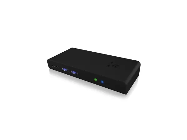 ICY BOX IB-DK2251AC - Dockingstation - USB-C / USB 3.0 - 2 x HDMI - 1GbE