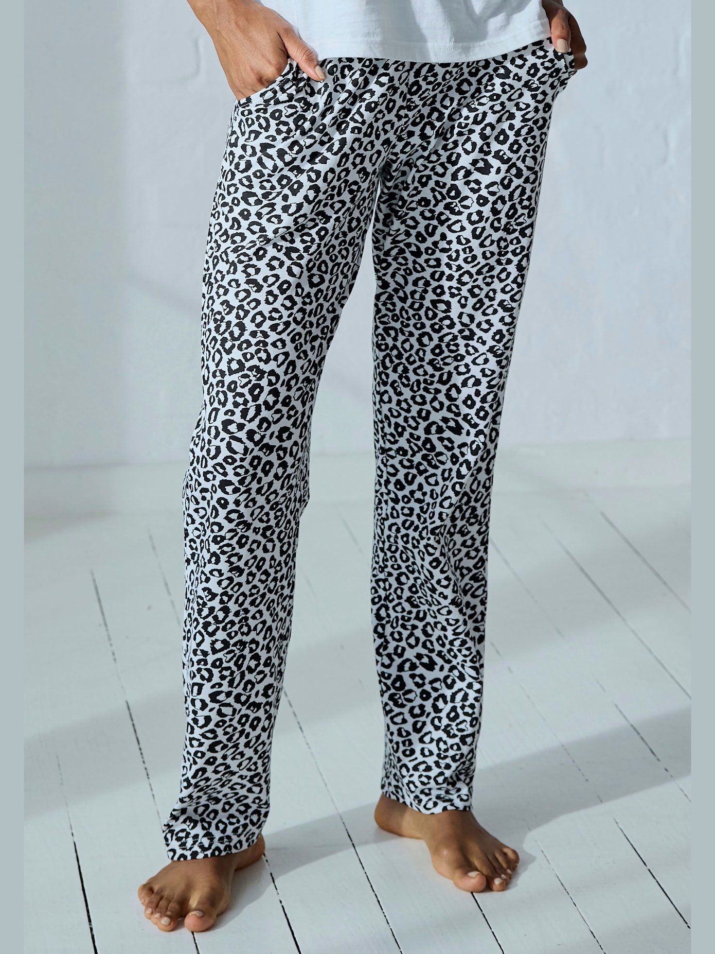 Bas de pyjama pantalon de nuit à motifs