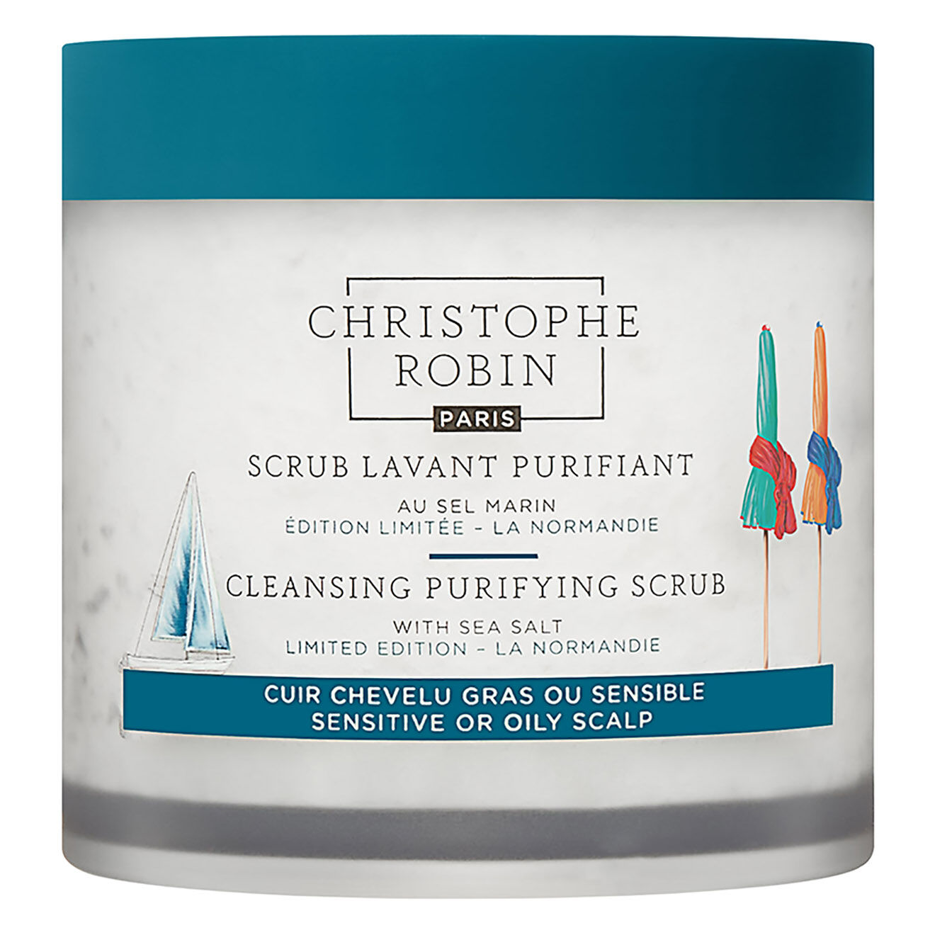 Christophe robin Scrub lavant purifiant au Sel Marin Édition Limitée Normandie - 250 ml