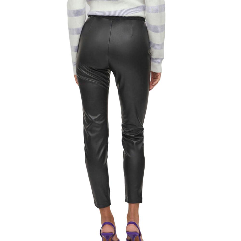 Vila Pantalon Noir Femme Vila Dagmar