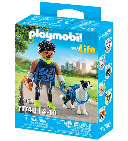 Playmobil MyLife - Jogger mit Border Collie - 71740 - 7 Teile