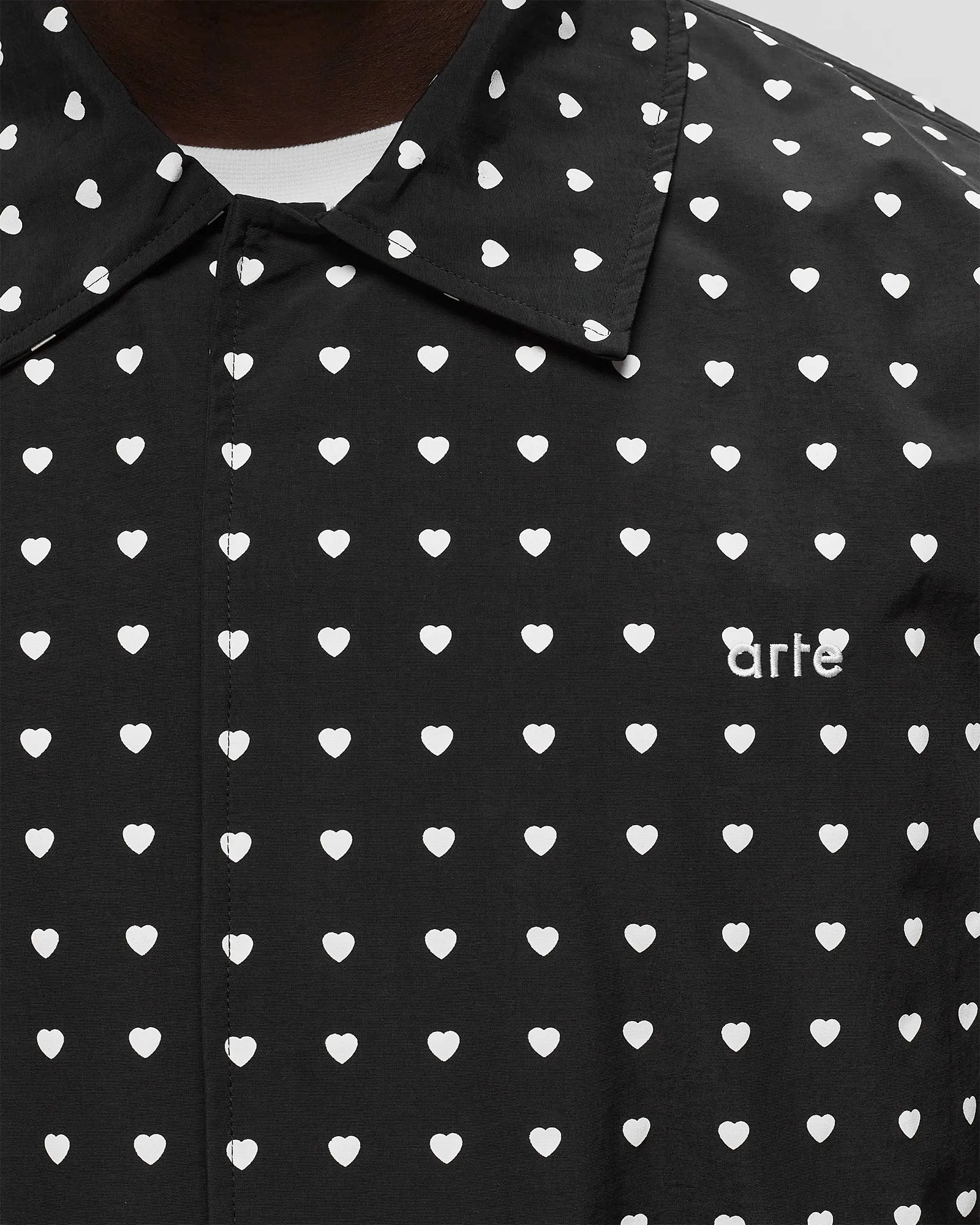 Arte Antwerp Coach heart print jacket