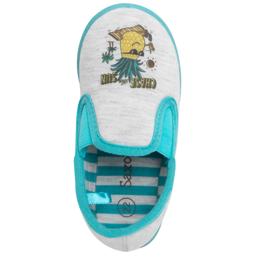 Chaussons bas motif ananas pour bébé garçon