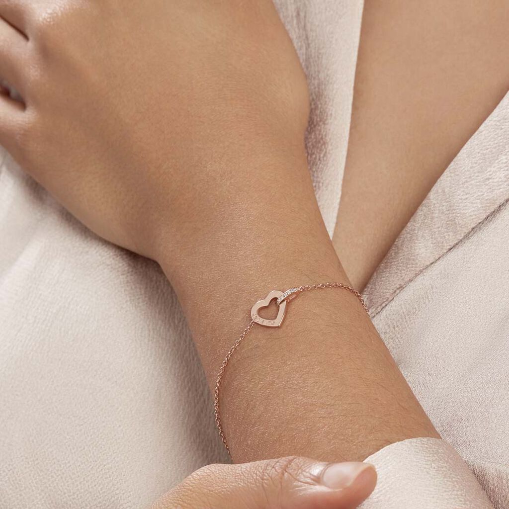 Bracelet Elanda Argent Rose Oxyde De Zirconium