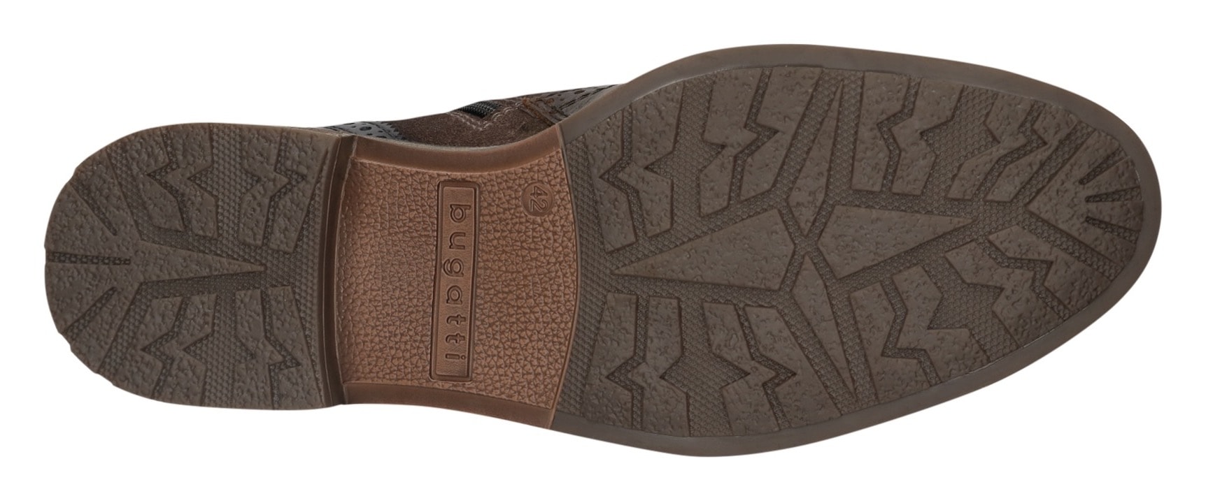 bugatti Schnürboots  Stiefel, Anzugschuh, Boots mit eleganter Flügelkappe