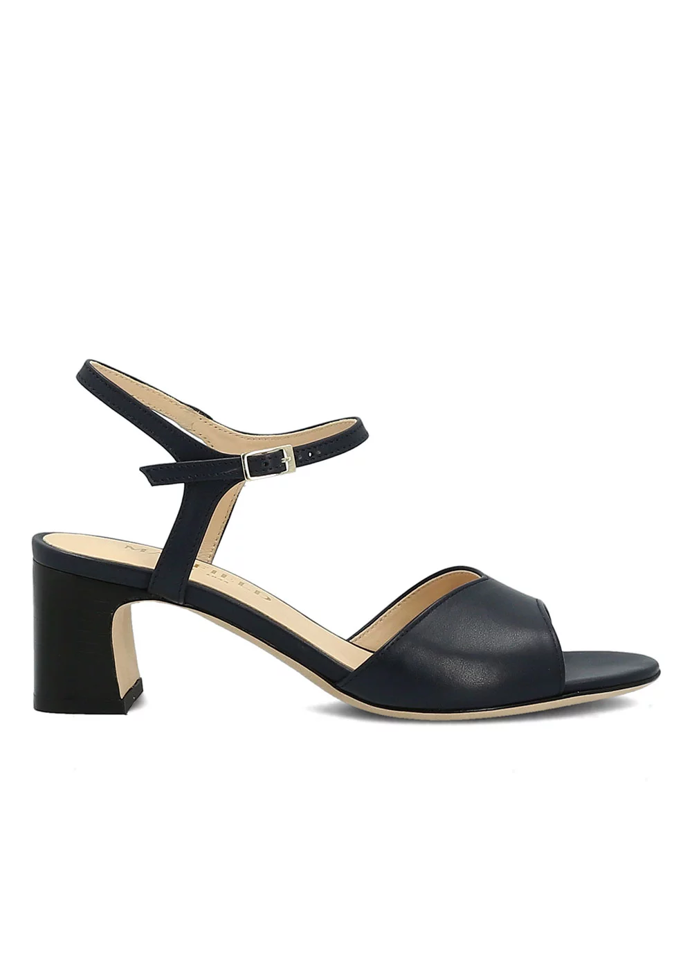 SANDALE CARRARE CUIR MARINE