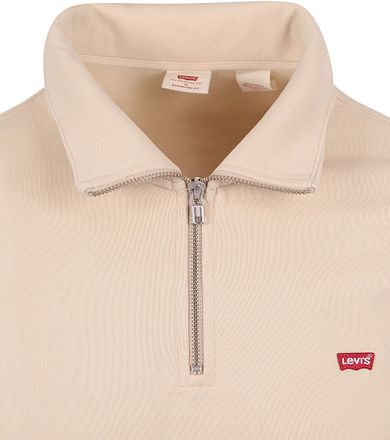 Levi's Sweater Half Zip Ecru A8606-0002 kopen