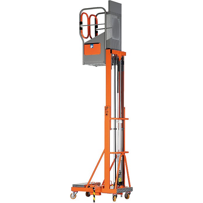 Nacelle semi-électrique aluminium hauteur de travail 5 mètres