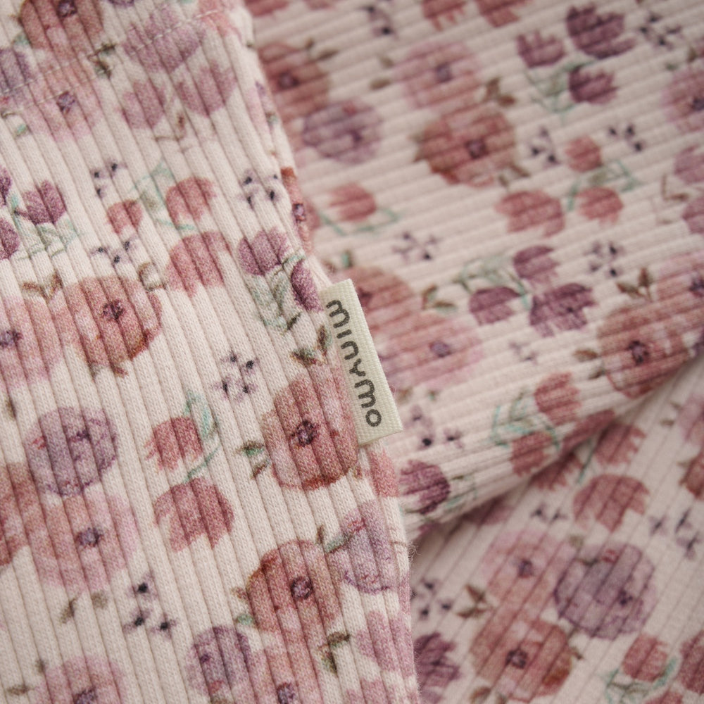 Køb Minymo Peach Whip Leggings AOP Rib