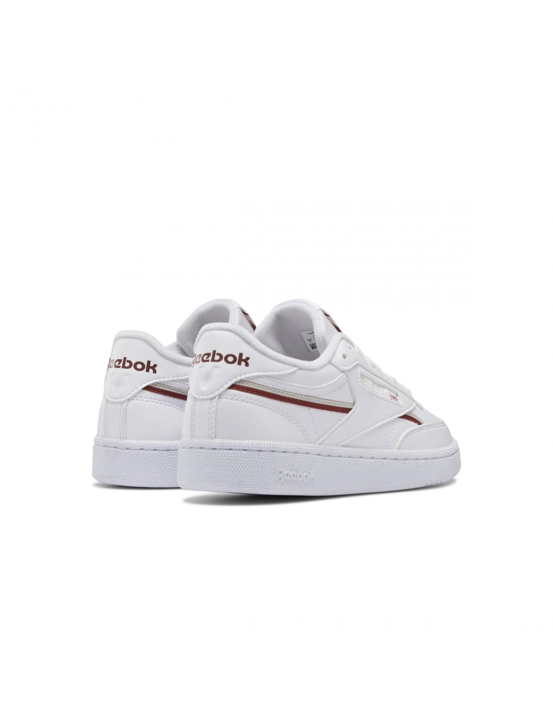 reebok sneakers femme club c 85 vegan cuir blanc