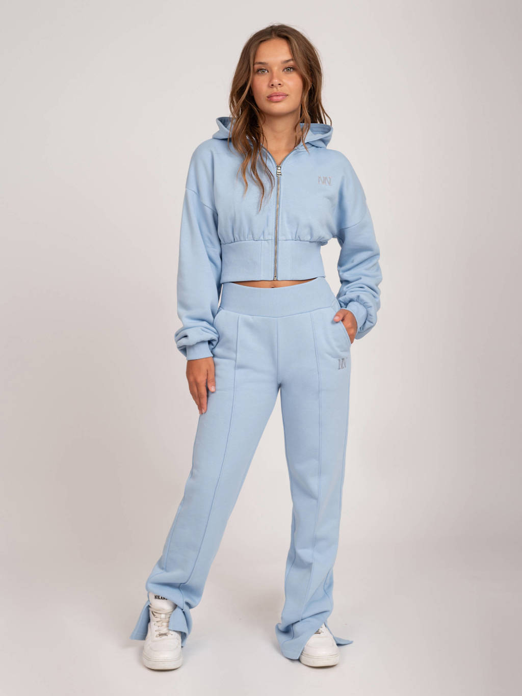 NIK&NIK joggingbroek Fos lavendelblauw