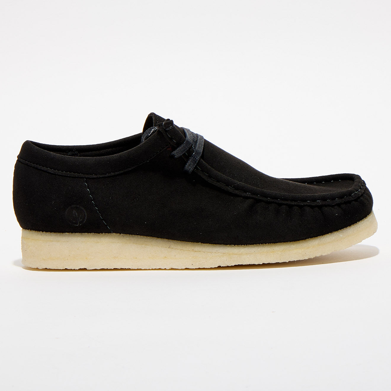 Clarks Originals Derbies en Velours de Cuir Wallabee noires