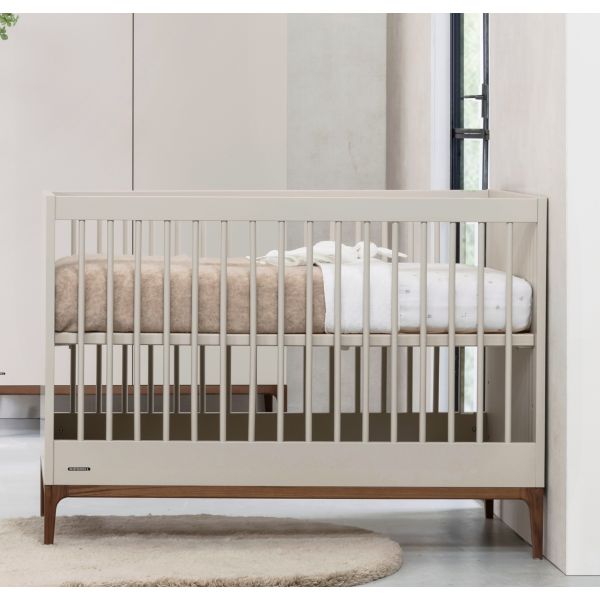 Kidsmill Modular Ledikant - 60 x 120 cm - Oatmeal/Walnoot