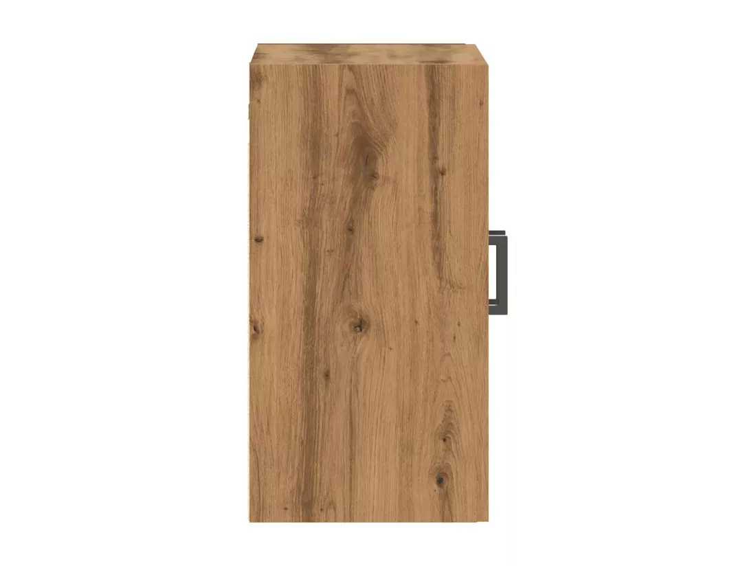 Armoire murale chêne artisanal 60x31x60 cm bois d'ingénierie
