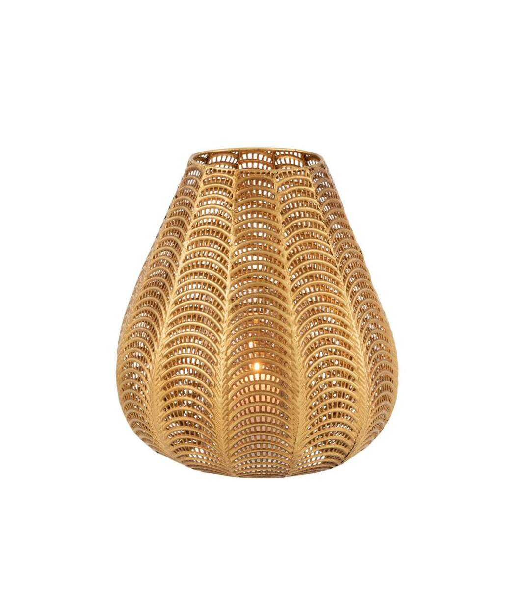Paris Prix - Bougeoir Design En Métal gala 31cm Or