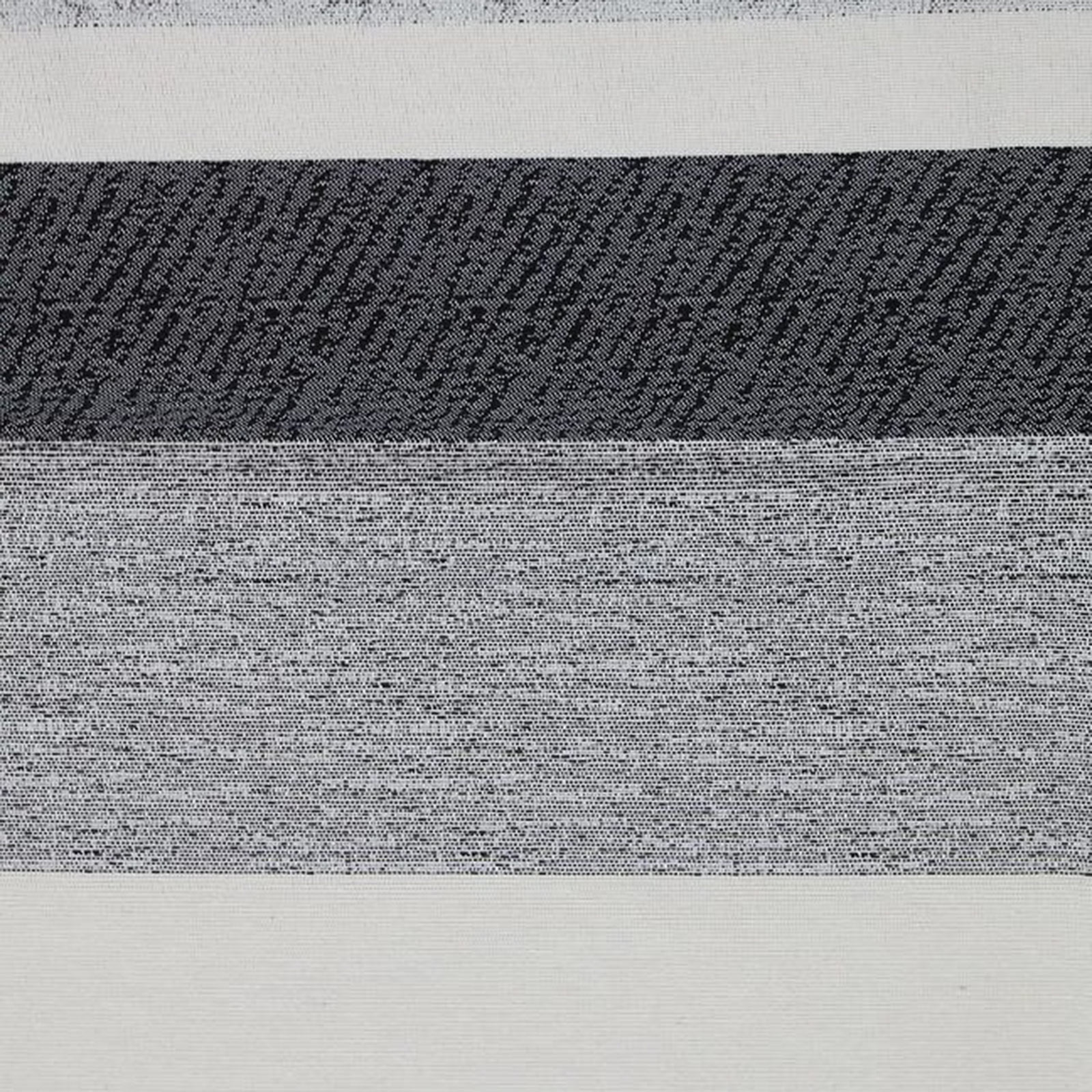 Einzelschal mit Ösen NOVARA - grau-natur - 135x145 cm