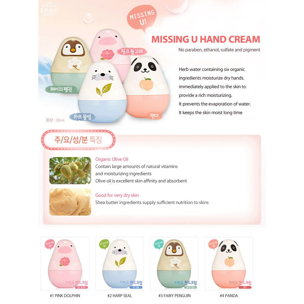 Missing U Hand Cream Fairy Penguin Story